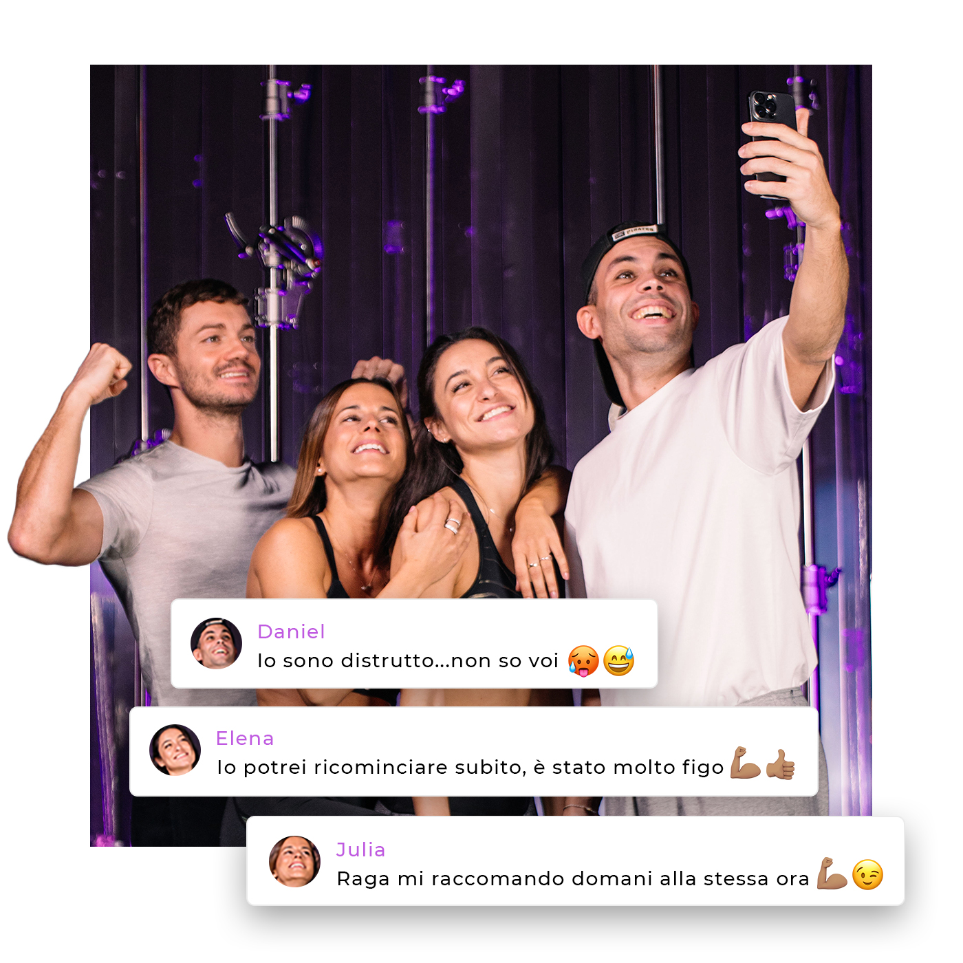 Condividi il sudore e moltiplica i successi